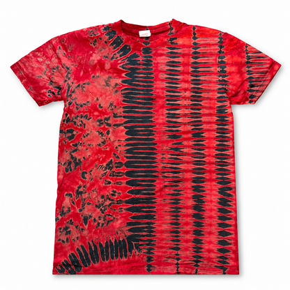 Red Black Tie-Dye T-Shirt