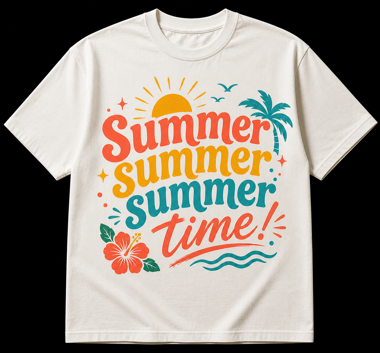 Summer Summer Summer Time Graphic Tee