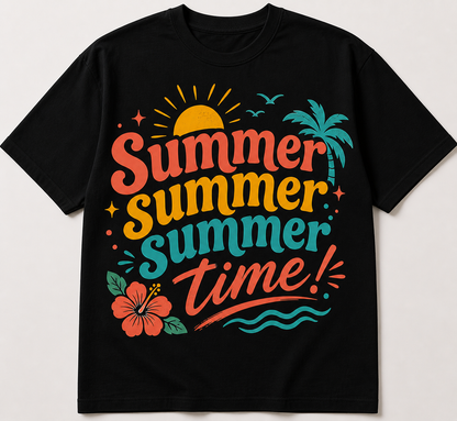Summer Summer Summer Time Graphic Tee